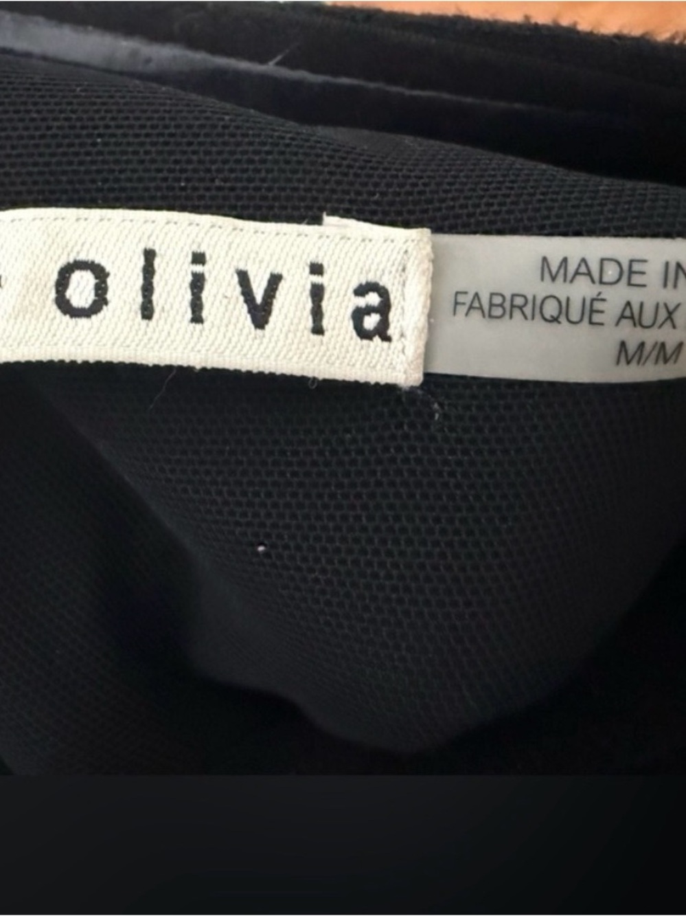 Alice + Olivia Black Leather Crop Top - Picture 5 of 6